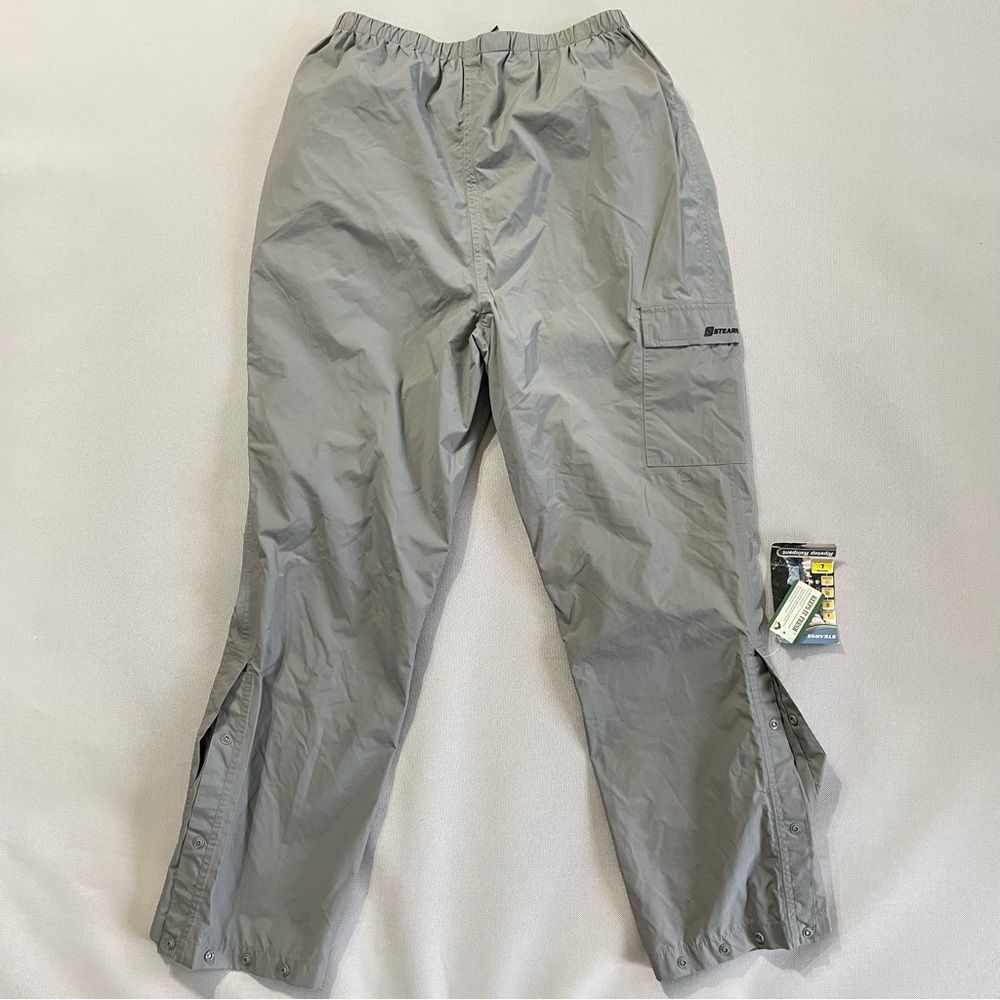 Stearns Gray Ripstop Rainpant Waterproof NEW Men’s Size Large - Picture 2 of 11